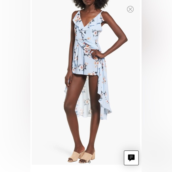 Socialite Ruffle Maxi Romper - Picture 2 of 4